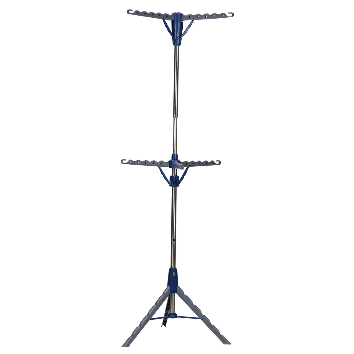 Household Essentials tripod front view showing compact footprint and capacity