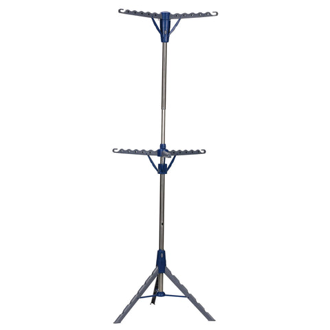Household Essentials tripod front view showing compact footprint and capacity