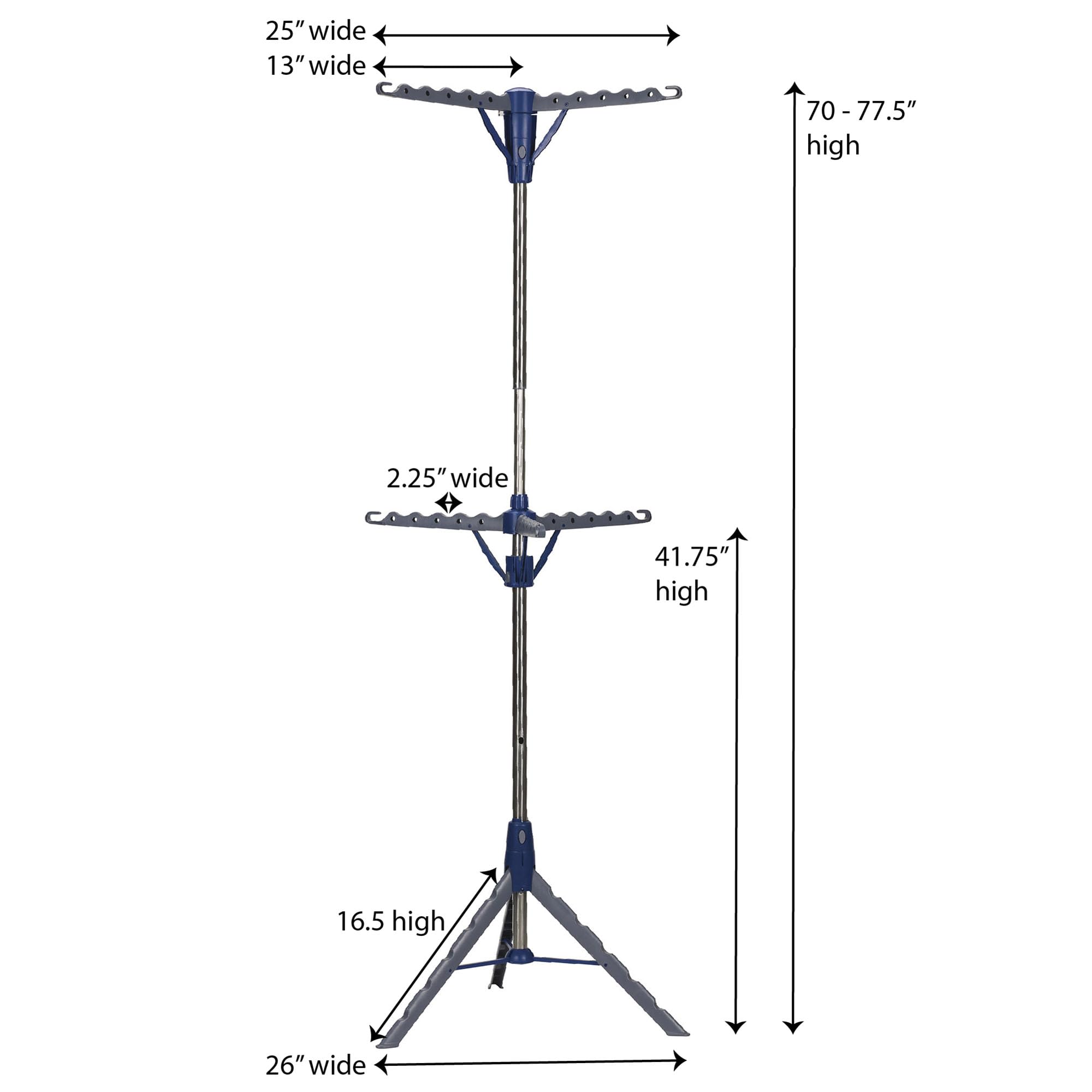 Household Essentials two-tier arms detail highlighting added strength and spacing