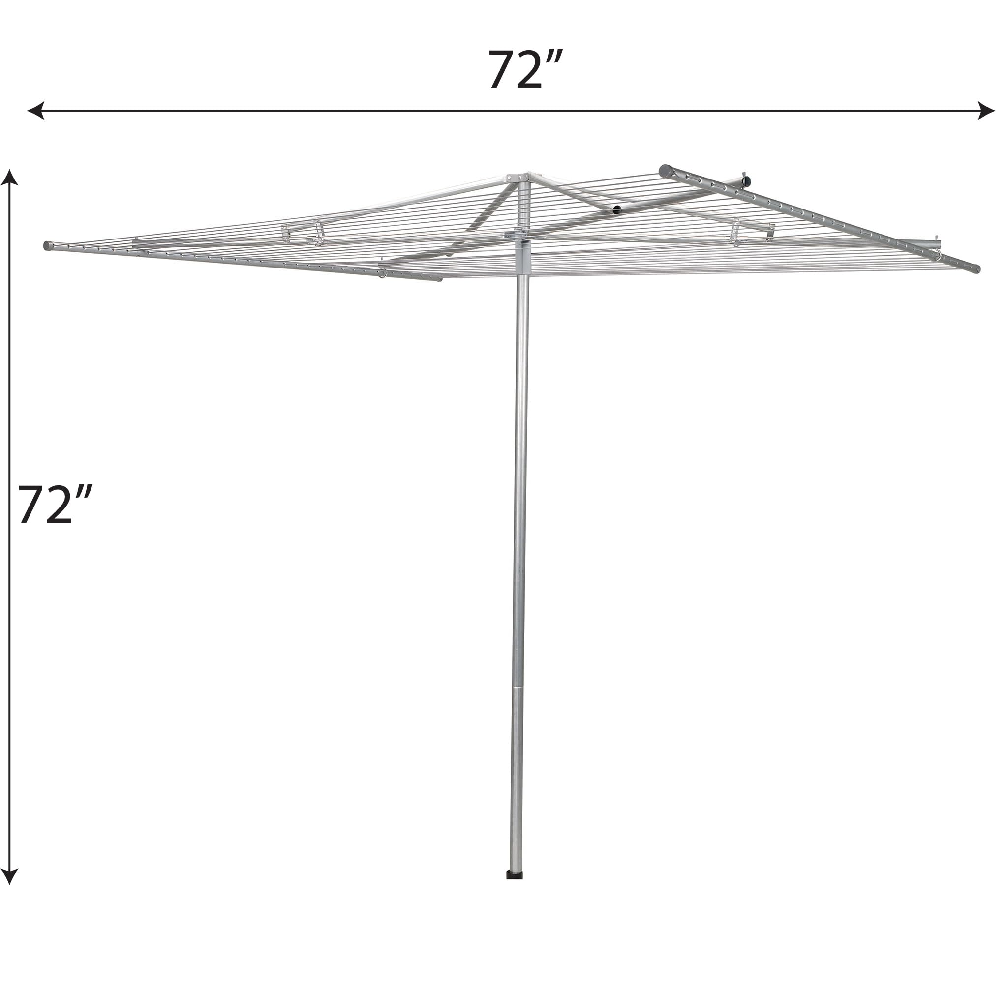 Household Essentials pivoting aluminum top rotation detail for effortless loading and unloading