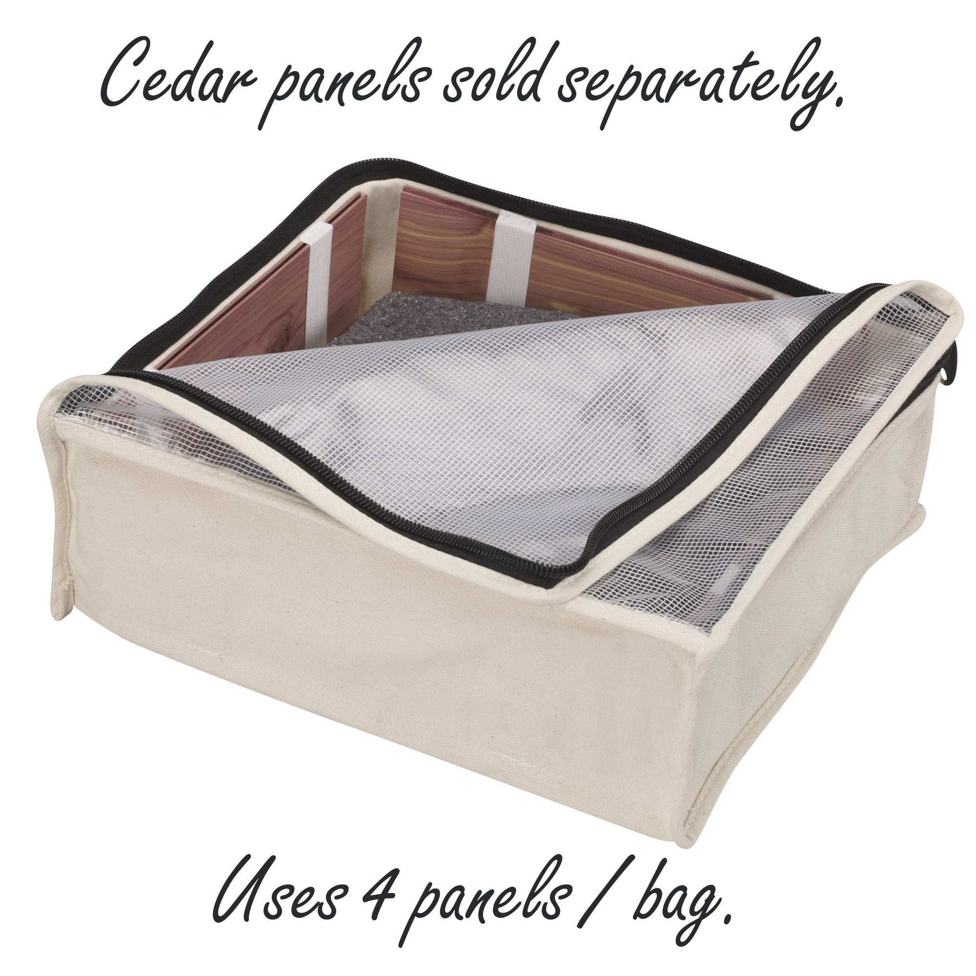 Household Essentials zipper and seam close-up ensuring secure, durable closure