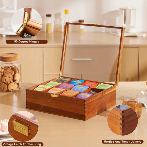 HouseJoy close-up of compartments and removable divider, demonstrating flexible organization benefit