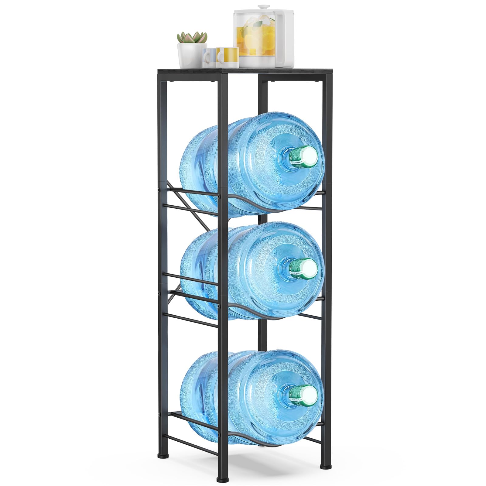 Housolution front view full rack showing compact, space-saving storage