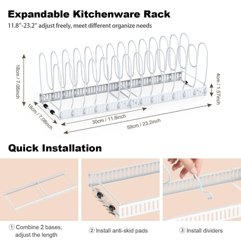 Housolution separated into two racks benefit: flexible placement options