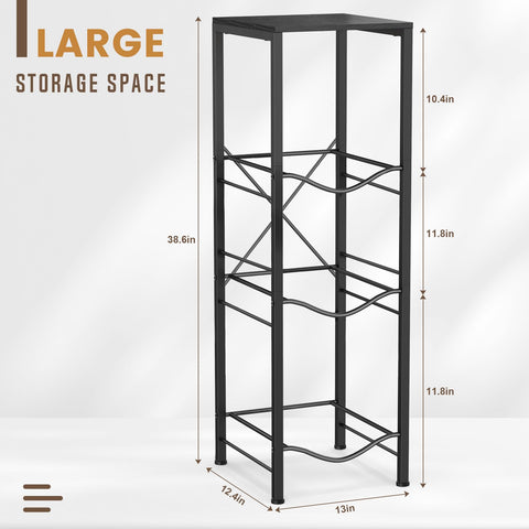 Housolution top MDF shelf holding a small dispenser and cup, adds utility