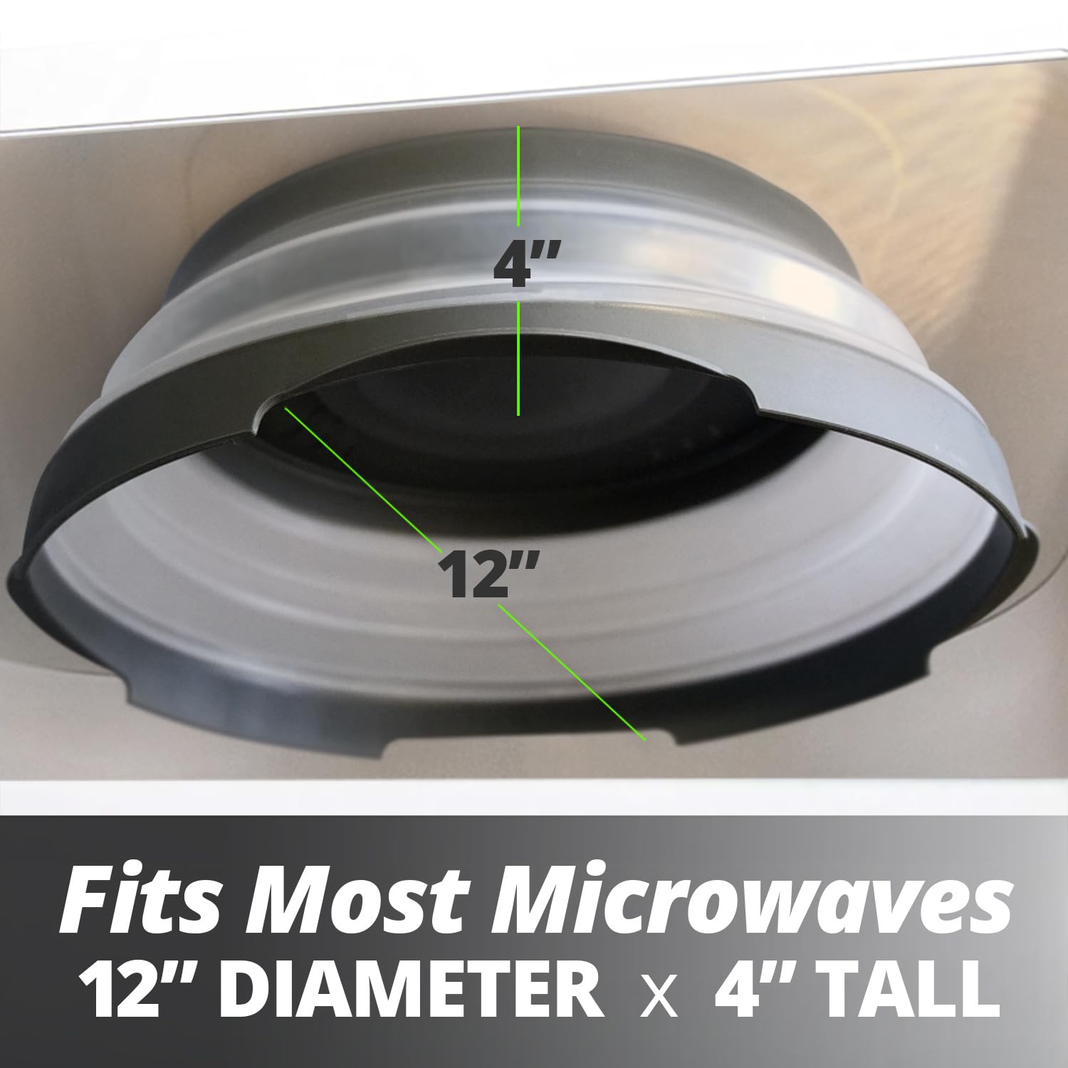 HOVER COVER collapsed flat to save space and simplify storage