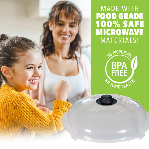 HOVER COVER in dishwasher rack highlighting easy cleanup and dishwasher-safe convenience