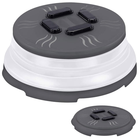 HOVER COVER front view clear charcoal shows full coverage and visibility benefit