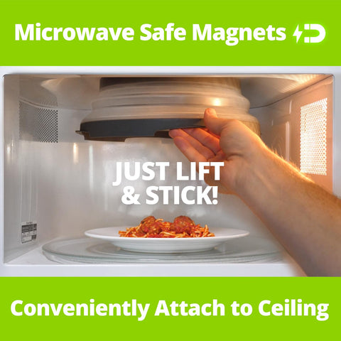 HOVER COVER handle and steam vent detail for safer lifting and even heating benefit