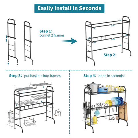 HOWDIA lifestyle scene in kitchen demonstrating neat storage and convenience