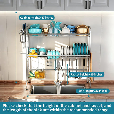 HOWDIA top tier loaded with plates and bowls demonstrating heavy-duty capacity