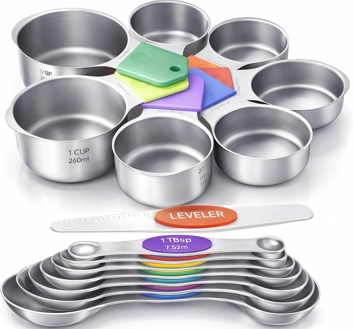 HOWGOODY front packaging showing full 18-piece set and colors for quick selection