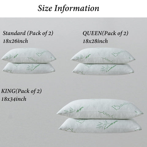 HOXXME pillow on made bed showing hotel-quality look and comfortable sleep setup