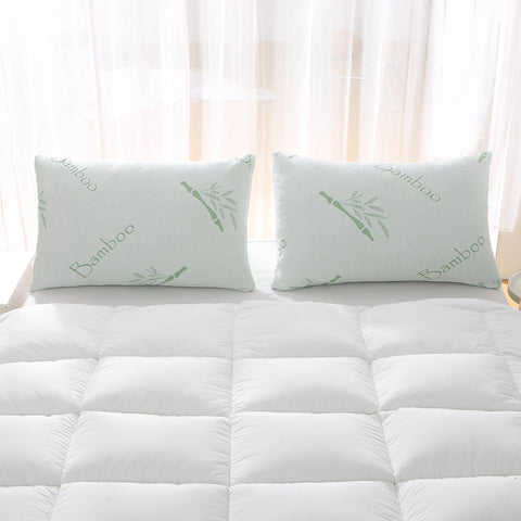 HOXXME pillow with cover unzipped highlighting washable cover and hygienic upkeep