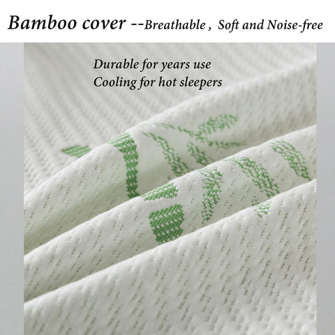 HOXXME zippered breathable cover detail showing cooling fabric and easy care