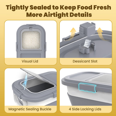 HOYTAMDAR interior desiccant slot detail preventing humidity in stored food