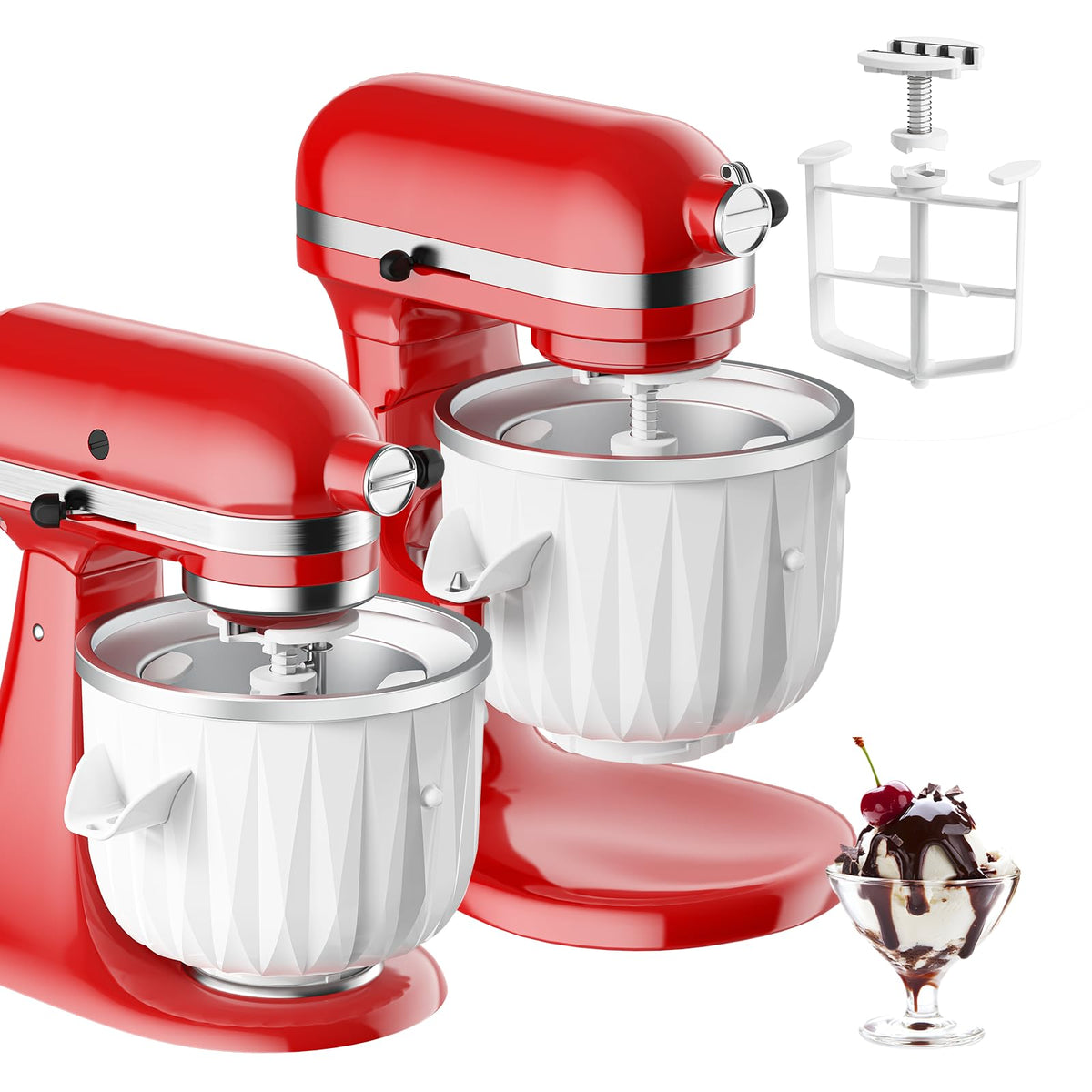 HOZODO front view of attachment showing compact design and easy storage benefit