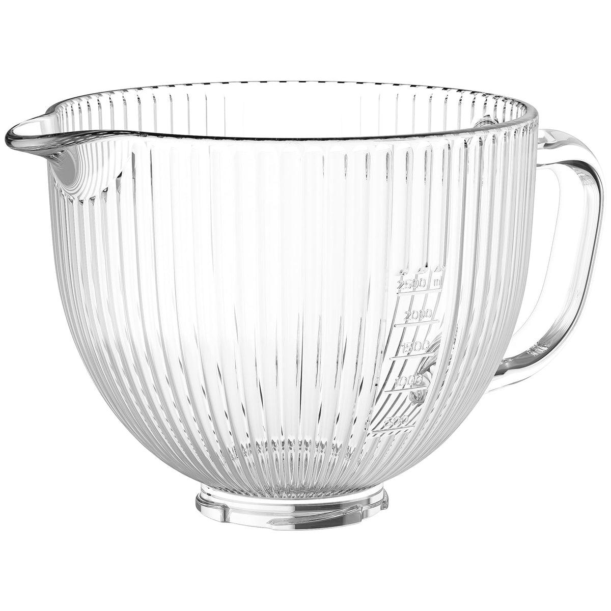 HOZODO front view on stand mixer, clear visibility benefit