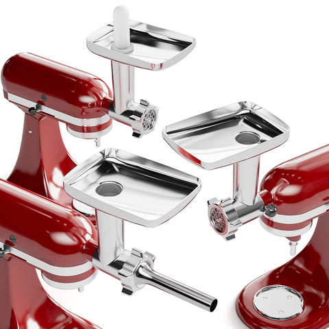 HOZODO attachment on KitchenAid in a kitchen setting showing professional home cooking