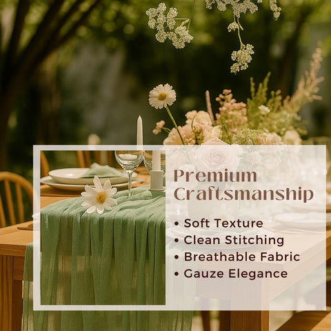 HQ-SITE styled on table with candles and greenery for cohesive decor benefit