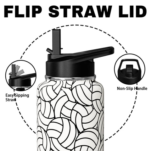 Hqhzaha lid and reusable straw close-up for spill-free sipping