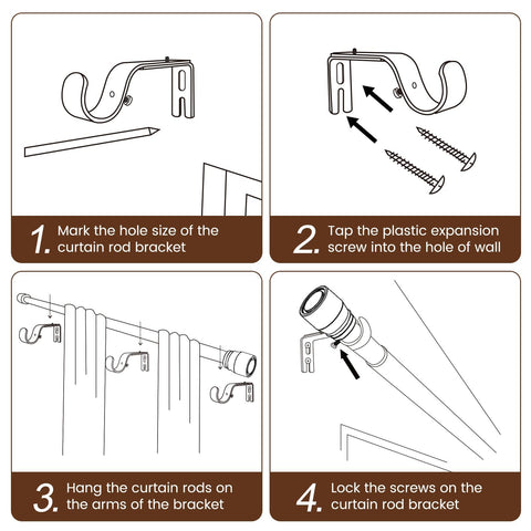 Hradecti brackets and hardware laid out showing included parts for easy installation