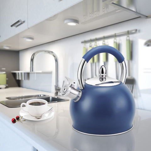 HRHongRui kettle beside measuring cup showing 3.2 quart scale and capacity