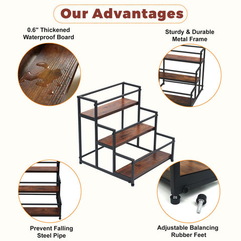 HRUSGO wood grain detail emphasizes natural finish and durable construction