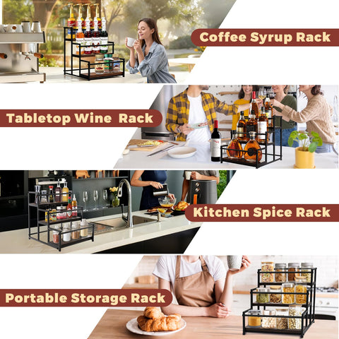 HRUSGO retail counter pop-up shows attractive product presentation for sales