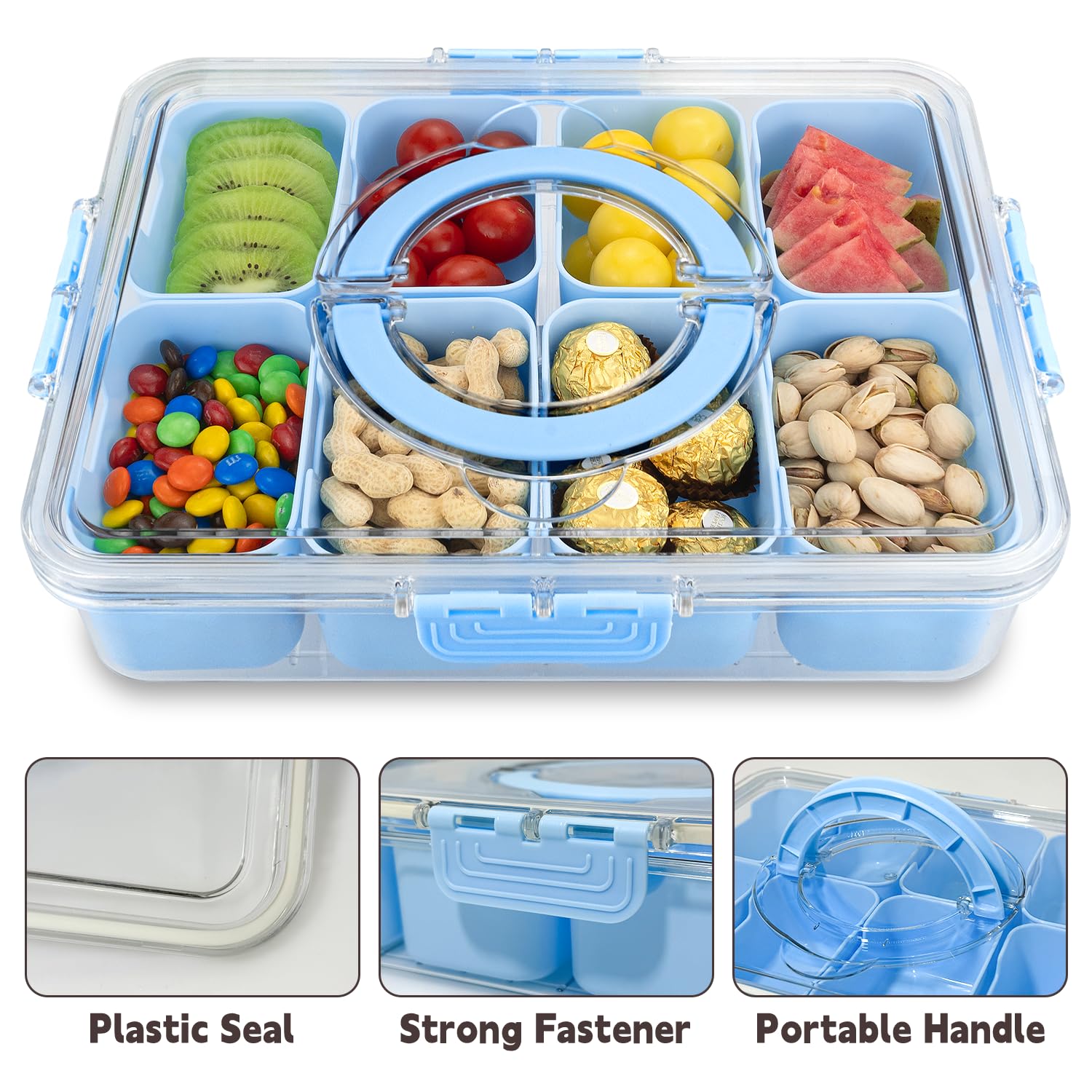 HRXFOZ lid latch and handle visible providing spill-resistant portability