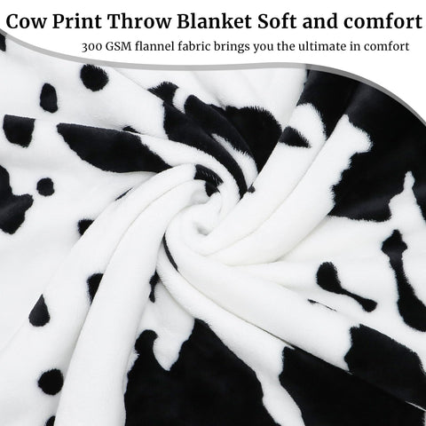 HSEEC folded cow blanket ready for gifting and easy storage