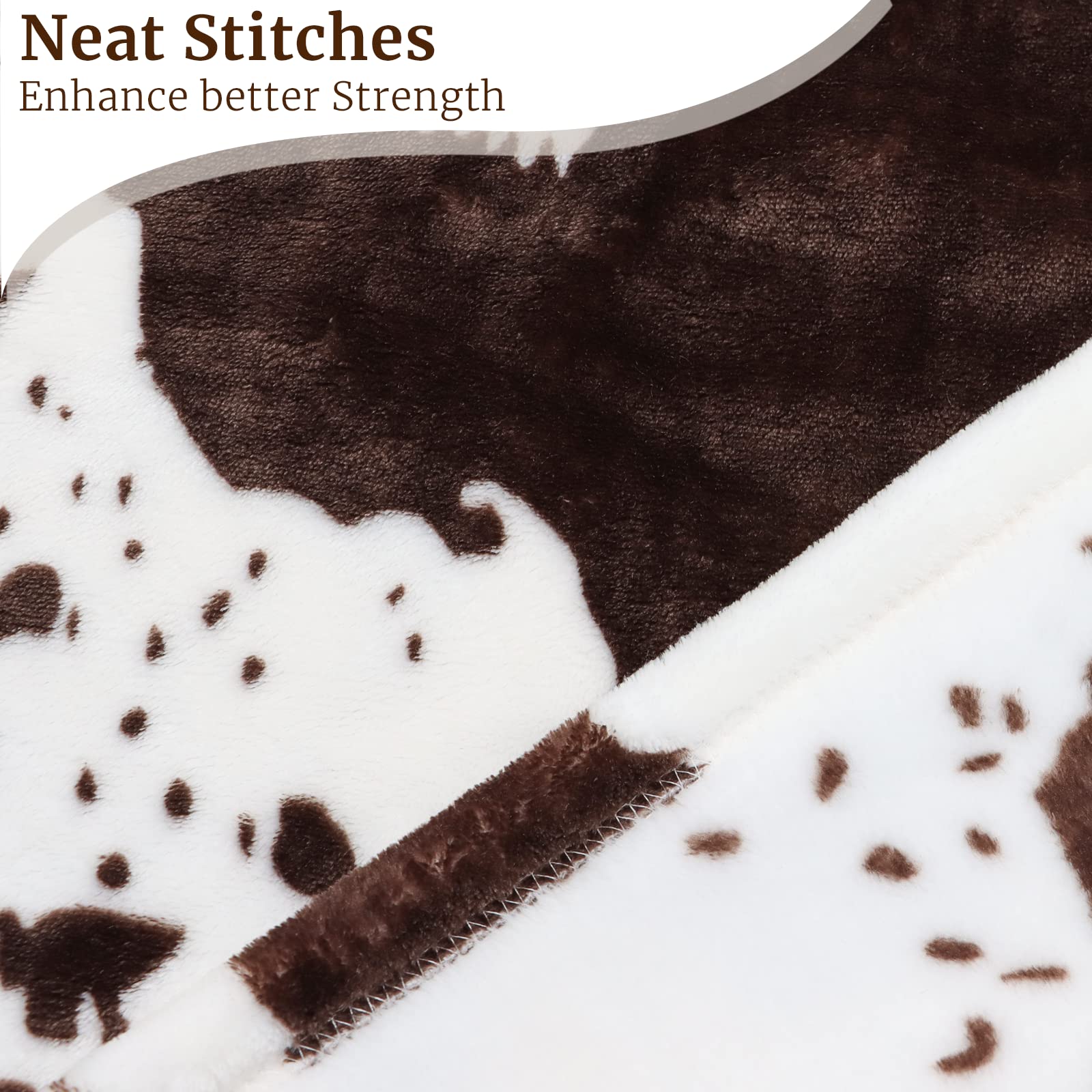 HSEEC cow blanket scale shot with ruler showing true 60 by 80 inch sizing