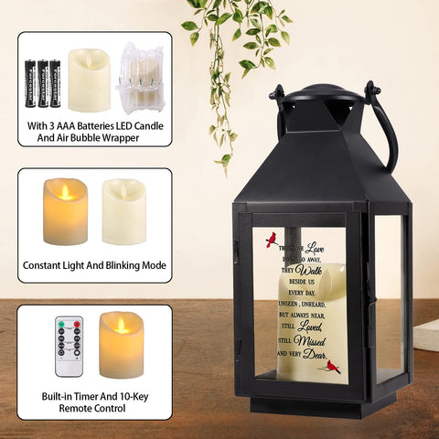 HSENYEKUM lantern placed on a memorial table adding comfort to remembrance