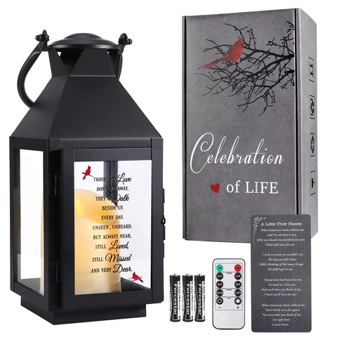 HSENYEKUM memorial lantern front view showing elegant tribute and lasting presence