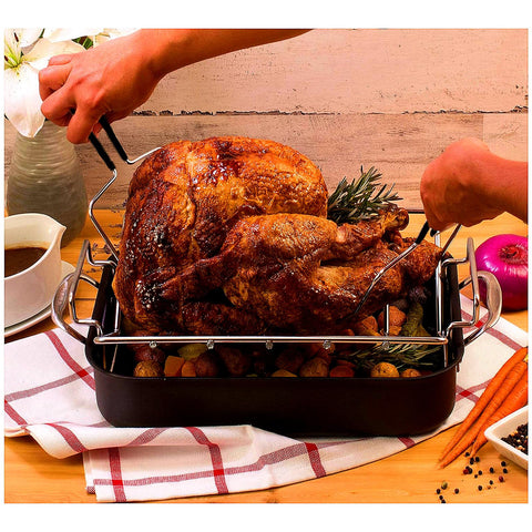 HSHQING platter with roasted turkey and garnishes showing presentation benefit