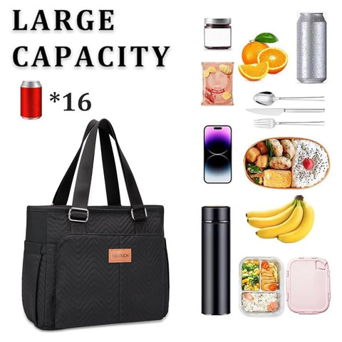 HSHRICH side pockets displaying bottle and utensil organization for ease