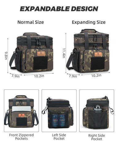 HSHRISH top compartment expanded to show extra capacity and organization benefit