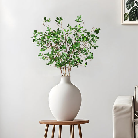 Htmeing scale comparison beside chair demonstrating 43-inch height