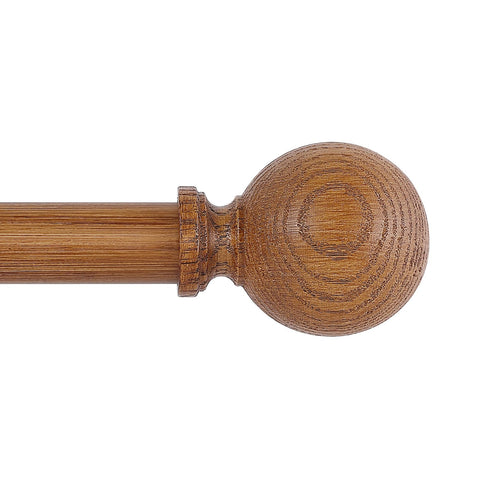 HTZON front view showing faux wood finish and farmhouse appeal for warm decor