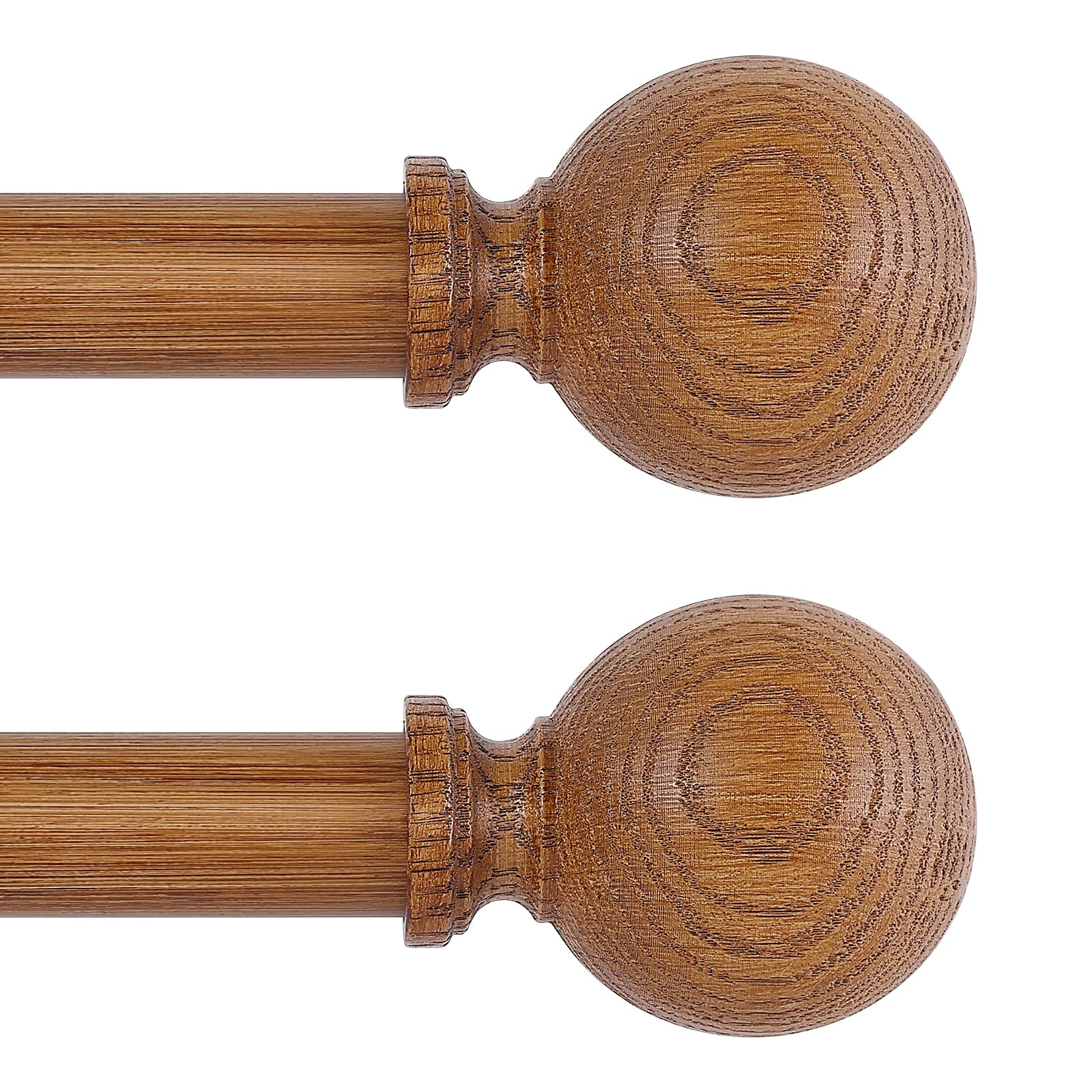 HTZON front view two-pack rods showing coordinated finish and simplicity