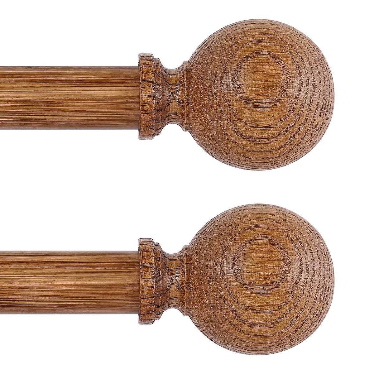 HTZON front view two-pack rods showing coordinated finish and simplicity