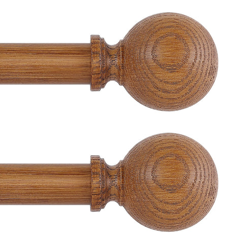 HTZON front view two-pack rods showing coordinated finish and simplicity