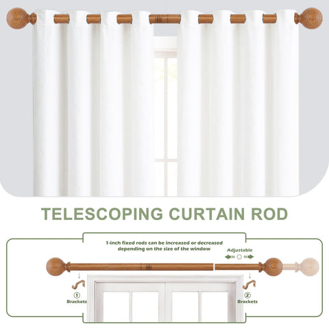 HTZON installed in bedroom demonstrating stylish curtain support