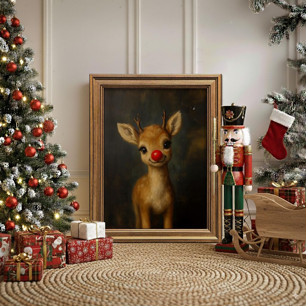 Huashi art displayed on mantel showing warm holiday atmosphere in living room