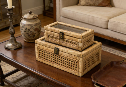 HUAXIN CRAFT H on bathroom vanity holding toiletries for tidy, attractive organization
