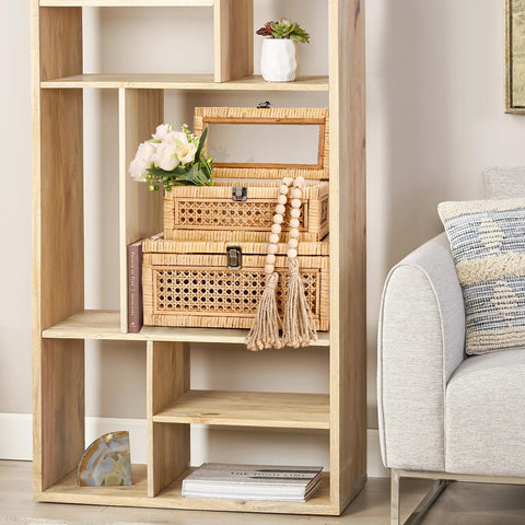 HUAXIN CRAFT H boxes on shelf showing scale and placement for home styling