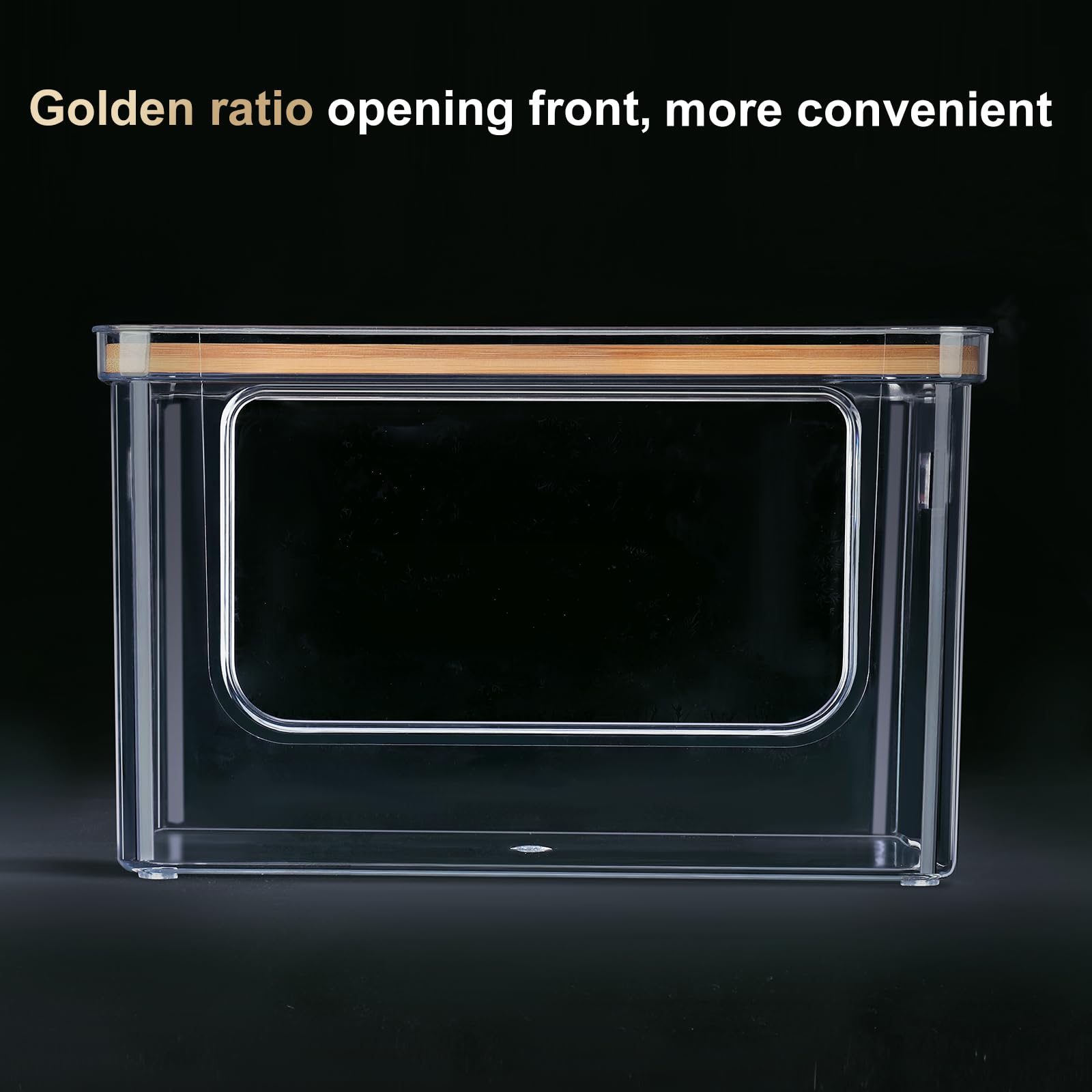 Hudgan clear side panel showing durable plastic and visible supply level benefit