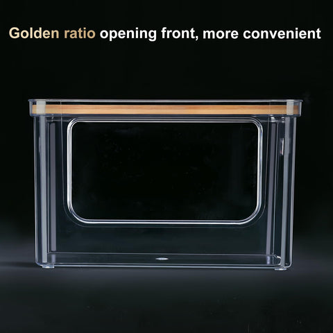 Hudgan clear side panel showing durable plastic and visible supply level benefit