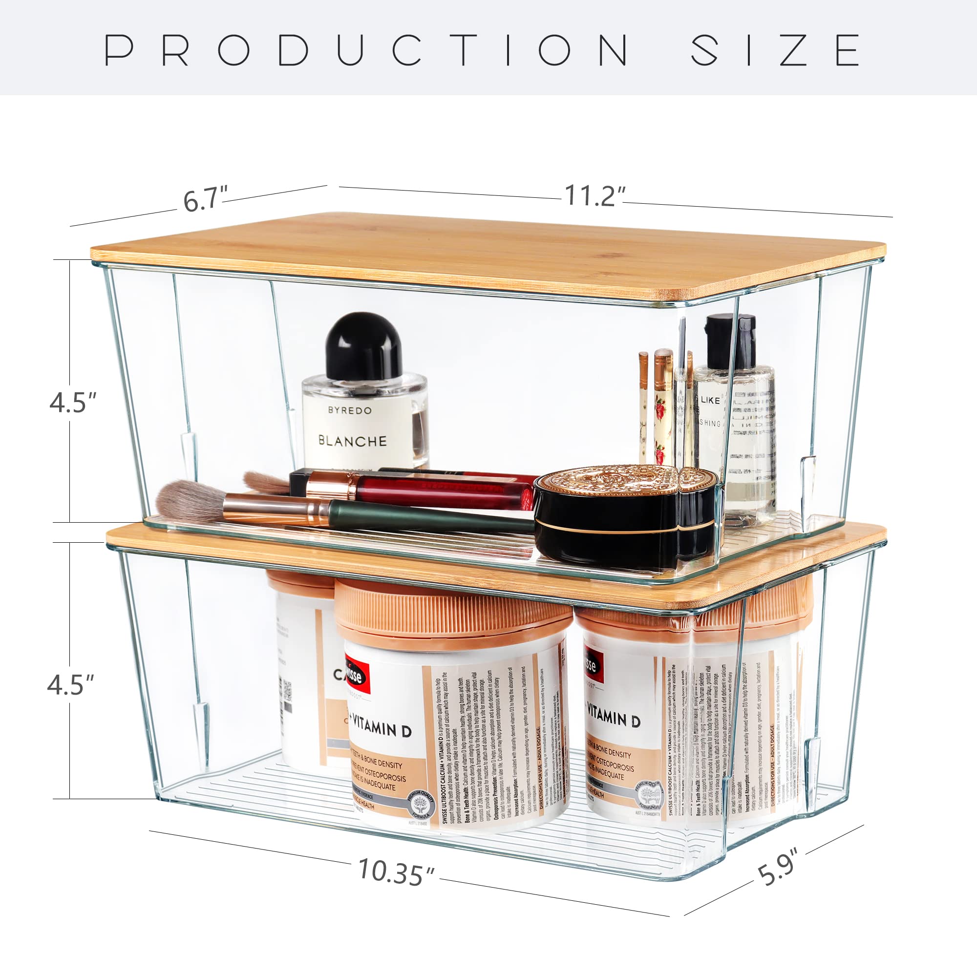 Hudgan next to everyday items showing scale and practical storage benefit