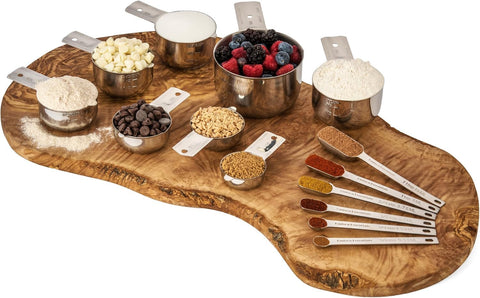 Hudson Essentials measuring set on counter during baking for practical use